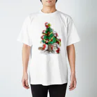 Cɐkeccooのメニー？クリスマス『クリスマスツリー』 スタンダードTシャツ