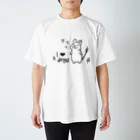 ぼたもちFactoryのI LOVE DEGU Regular Fit T-Shirt