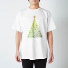 フォーヴァの雪の結晶ツリー Regular Fit T-Shirt