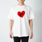 cocororapperのハートのダックスフント Regular Fit T-Shirt