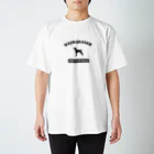 onehappinessのONEHAPPINESS　ワイマラナー Regular Fit T-Shirt