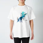 Blue Iris ﾌﾞﾙｰｱｲﾘｽの幸運の左馬 Regular Fit T-Shirt