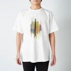 HARAPEKOのカラーライン Tee Regular Fit T-Shirt