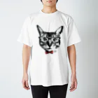 Nobigaoの Nobigao めが猫 スタンダードTシャツ
