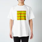 keieieiのヨコジマ Regular Fit T-Shirt