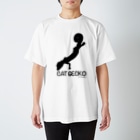 しろくまるいるいと動物たちのキャットゲッコー/シルエット Regular Fit T-Shirt