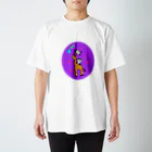 へんてこ屋さんのお星さまのキリンとペンギン　ユメカワver Regular Fit T-Shirt