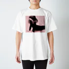たんでむのストレッチする人の絵のTシャツ スタンダードTシャツ