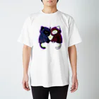 わなしの星屑ねねこと星影みみこ（ネオン） Regular Fit T-Shirt