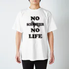 イチゴキカクのNO SCHNAUZER NO LIFE 티셔츠