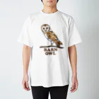 DRIPPEDのBARN OWL -メンフクロウ- スタンダードTシャツ