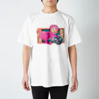 沢ちゃん♪のピンクのライオン Regular Fit T-Shirt