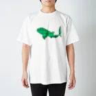 ふとんにおぼれるのジンベエザメ 夏の星座 緑 Regular Fit T-Shirt