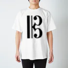 DRIPPEDのストリートなAlto Clef-ハ音記号- Regular Fit T-Shirt