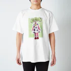 突撃蝶々屋さんSUZURI支店のうしこちゃん Regular Fit T-Shirt