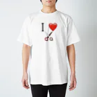 ふなっきーのI ❤️ Scissors  スタンダードTシャツ