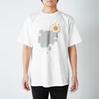 禊の小さなお店の曇りの裏 Regular Fit T-Shirt