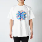 暇つぶしの色彩の雪の花 スタンダードTシャツ