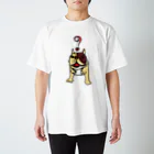 Honey Styleのはてなフレンチ（茶色） Regular Fit T-Shirt