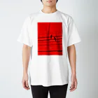 21gのカラスレッドT-W Regular Fit T-Shirt