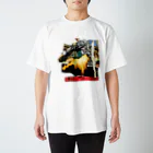 シロクマサンドの炎舞 Regular Fit T-Shirt