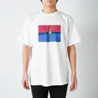 渡辺 ヤマトのラズベリーブルーの草原 Regular Fit T-Shirt