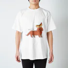 犬小屋のほっとどっぐ茶犬シリーズ！ スタンダードTシャツ