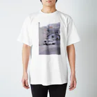 変な写真の駐車禁止のコーン スタンダードTシャツ