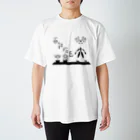 お花の影屋さん【百影】の脳天開花 お花の影屋さん【百影】 Regular Fit T-Shirt