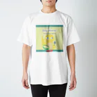 かぼちゃ屋のGecko Food  「Dry Worm」 マシカク Regular Fit T-Shirt