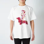 chicodeza by suzuriの可愛いハートのふりかけダックス Regular Fit T-Shirt