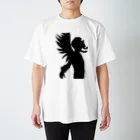 泡喰凪沙のシルエット 悪魔 Regular Fit T-Shirt