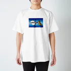 HARRIVERのお絵描き屋さんのseahorse2 スタンダードTシャツ