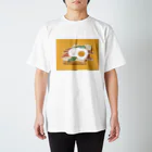 nou(のう)のベーコンエッグトーストたかし スタンダードTシャツ