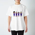 まさちょふのドットのカルテット スタンダードTシャツ