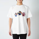 まごころショップ　良心の肉屋のイラスト・欲張りセット Regular Fit T-Shirt