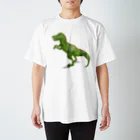 Kanako Okamotoの「ティラノサウルス」イラスト恐竜Tシャツ Regular Fit T-Shirt