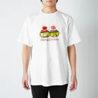 popopom777のぷりんちゃんと(ロゴ入) スタンダードTシャツ