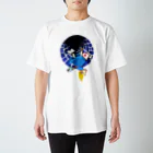 Happy Moon Artのalice rabbit hole Regular Fit T-Shirt