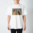 おちょぴのウメとポチくん Regular Fit T-Shirt