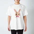 Bunny milkteaのBunny milktea(ピンクリボン) スタンダードTシャツ