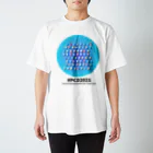 PCD Japan スーベニアショップのPCD Japan 2021 スーベニアTシャツ 【Designed by やも ver.】 スタンダードTシャツ