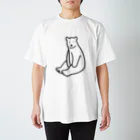 ふりるのシロクマ スタンダードTシャツ