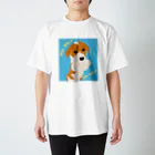 burijinaのコーギー犬 スタンダードTシャツ