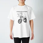 ノグボンドのCorgi can not row a bicycle スタンダードTシャツ