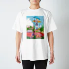 Nisaburo ☆kの夏の空と鉄翼少女 Regular Fit T-Shirt