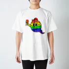 “Mosh's Exhibition“shopのRAINBOW BAKEMOSH スタンダードTシャツ