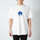 terakoya0306のBLUE Regular Fit T-Shirt