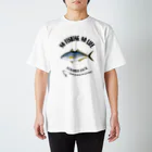 猫と釣り人のSHIMAAJI_EB_2CW Regular Fit T-Shirt