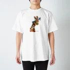 コドモダスのRIKU　キリンシリーズ(黒ロゴ) 티셔츠